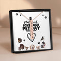 Pet Name & Paw Necklace
