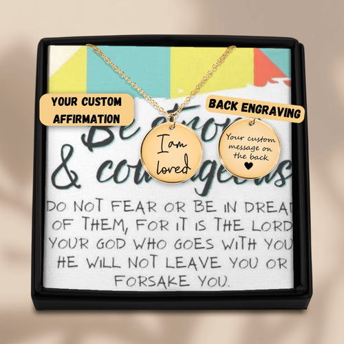 Affirmations Coin Necklace