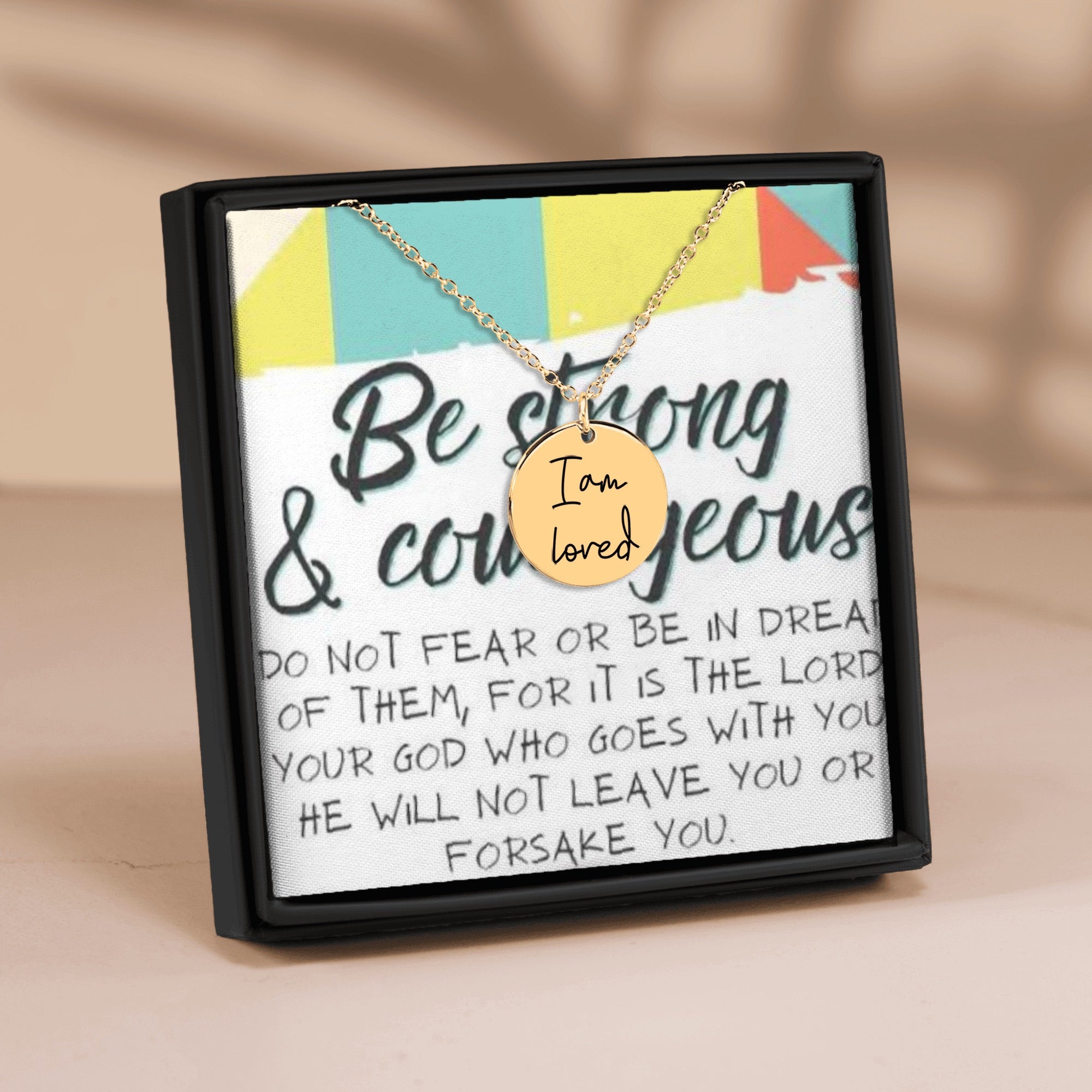 Affirmations Coin Necklace