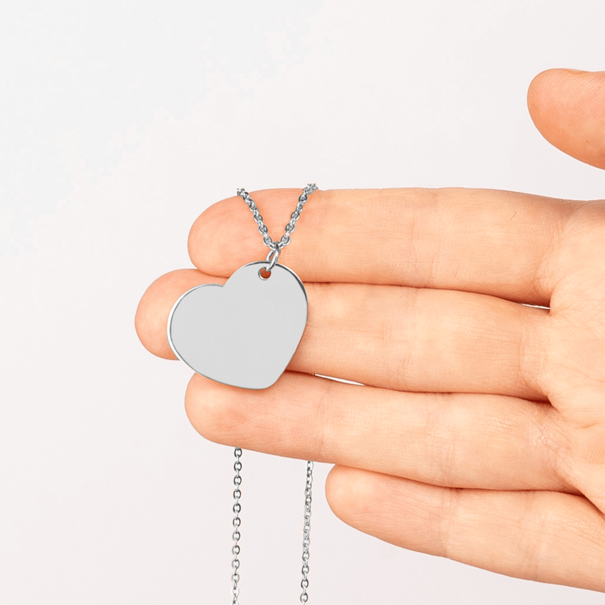 Heart Necklace with Birthstone