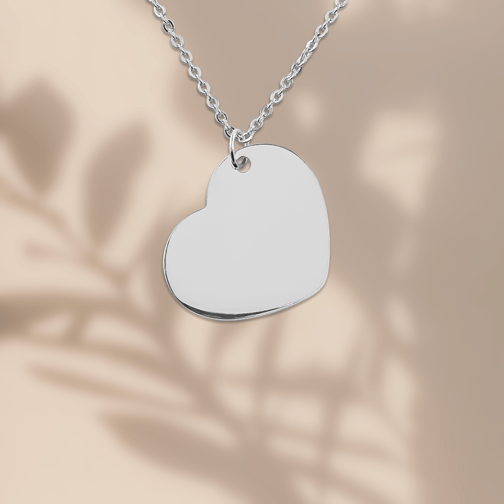 Heart Necklace with Birthstone