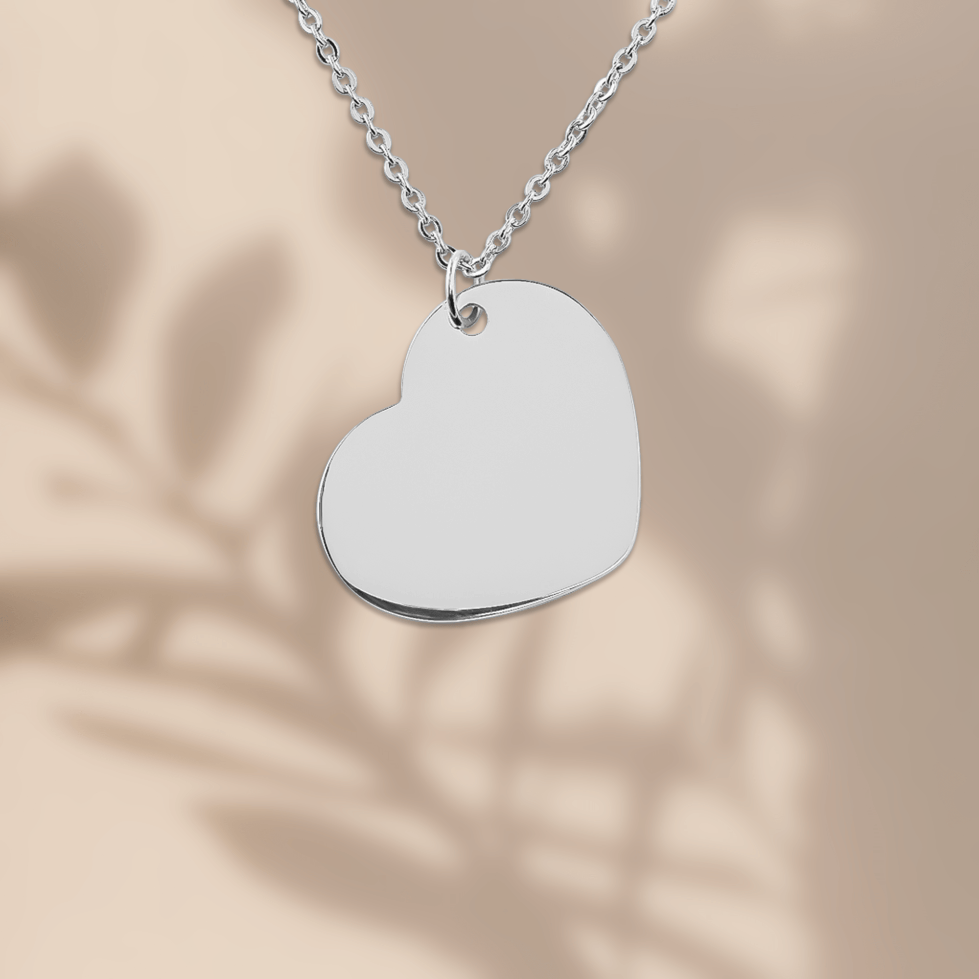 Heart Necklace with Birthstone